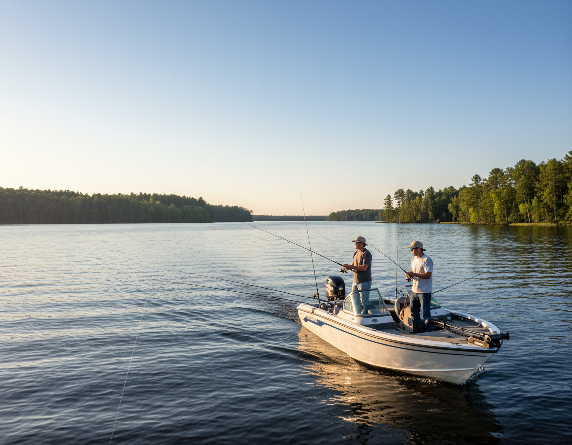 trolling fishing technique