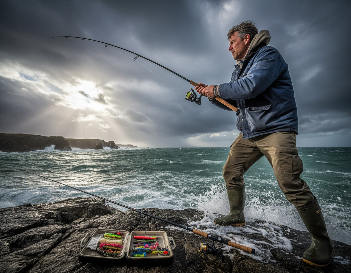 fishing in windy conditions