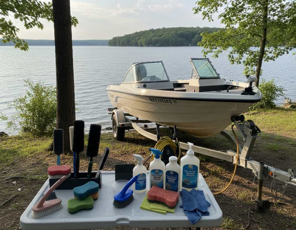 Cleaning Gear, Boats, and Footwear to Help Stop the Movement of Invasive Aquatic Species Between Waters